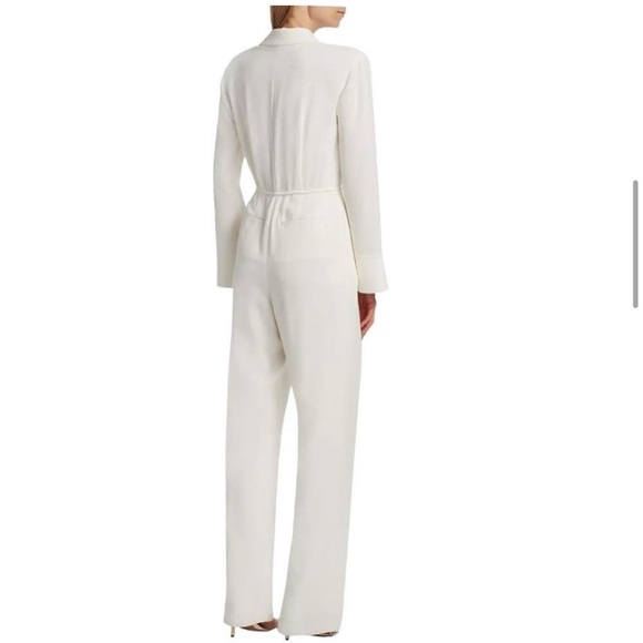 Cinq a Sept Elegant White Jumpsuit - Picture 3 of 8